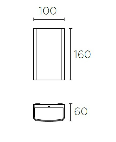 Lámpara de Pared Clous Gris Claro