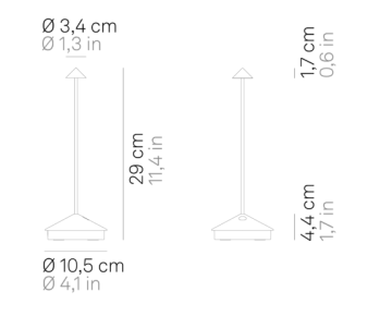 Lámpara de Mesa Pina