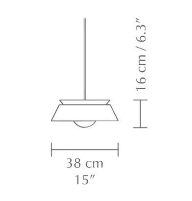 Lámpara de Colgar Cuna Verde