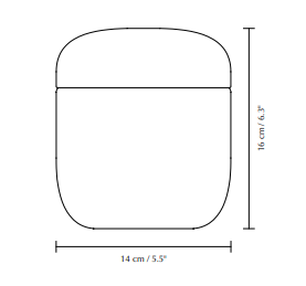 Lámpara de Colgar Acorn White & Steel