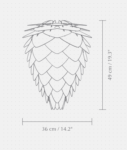 Lámpara de Colgar Conia Black