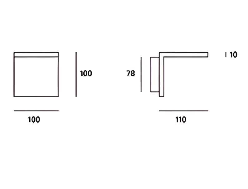 Lámpara de pared Supi Led