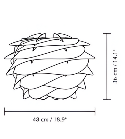 Lámpara de Colgar Carmina White