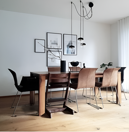 Lámpara de Colgar Acorn Black & Steel