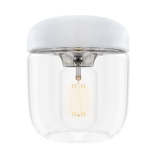 Lámpara de Colgar Acorn White & Steel