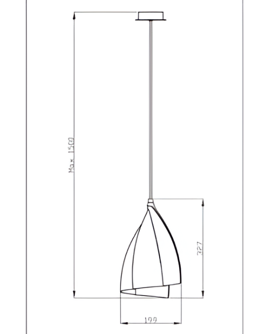 Lámpara Colgante Tulip