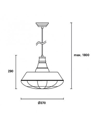 Lámpara Colgante Decorativa Belle