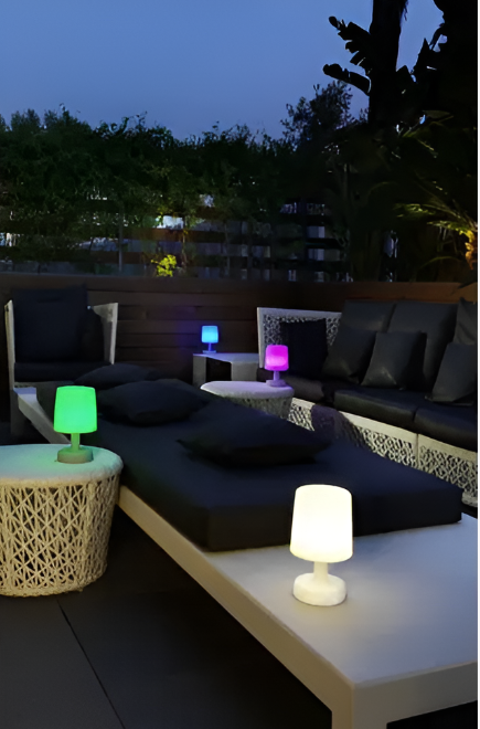 Lámpara exterior de Mesa Moonlight