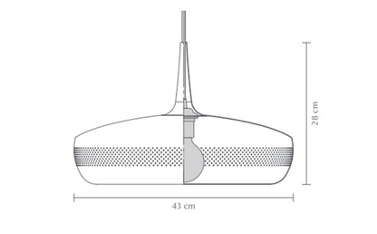 Lámpara de Colgar Clava Steel