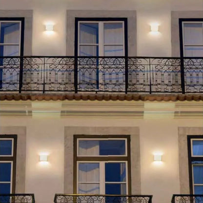 Lámpara exterior de pared Slim