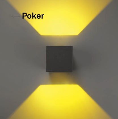 Lámpara de Pared Poker Gris Claro