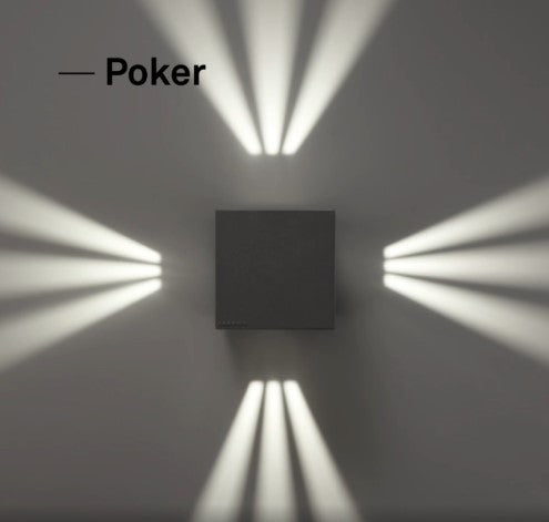 Lámpara de Pared Poker Gris Claro