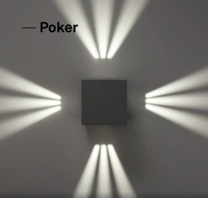 Lámpara de Pared Poker Gris Claro