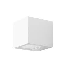 Lámpara exterior de pared Cubo